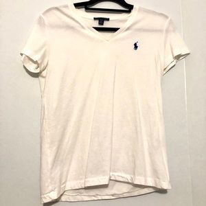 Ralph Lauren Basic White Short Sleeved Polo